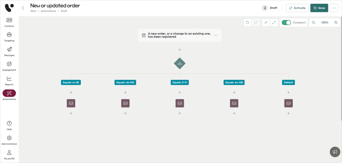 Value split save and activate screenshot