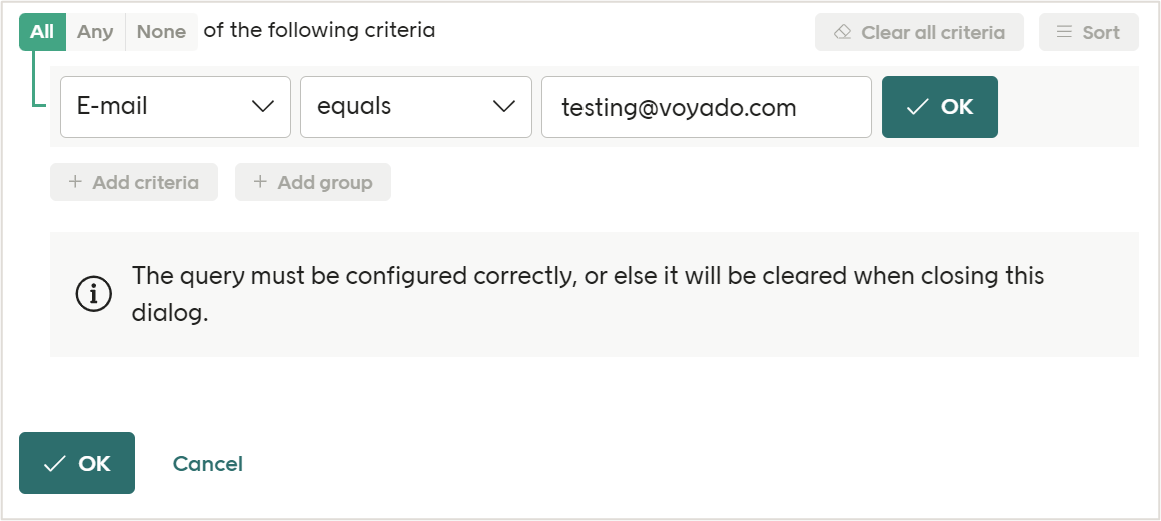 Add your test address