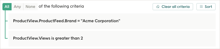 Result of the separate segmentation