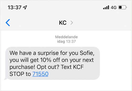 Promotion in the SMS