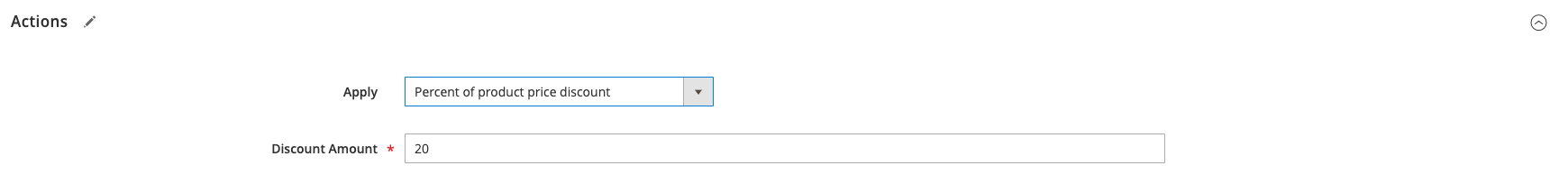 Set the rules for the discount