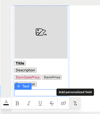 Personalized field view